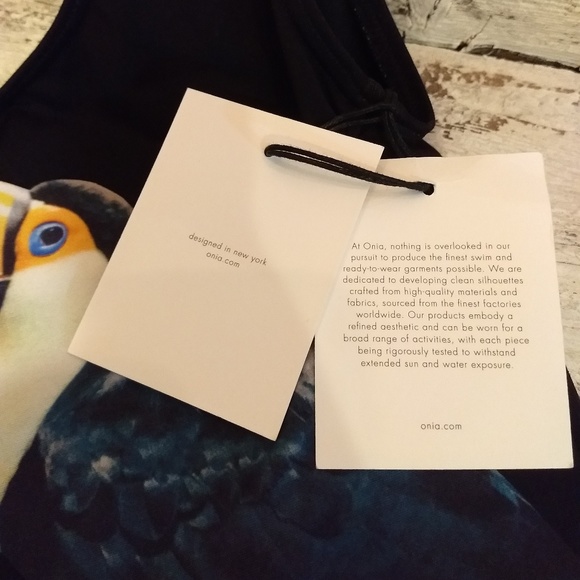 Anthro. Onia Kelly Toucan One Piece Swimsuit - Picture 5 of 7